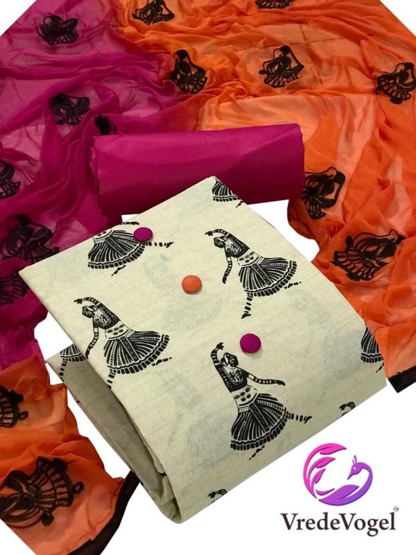 SL Khadi Printed Cotton Festive Wear Dress Material Collection